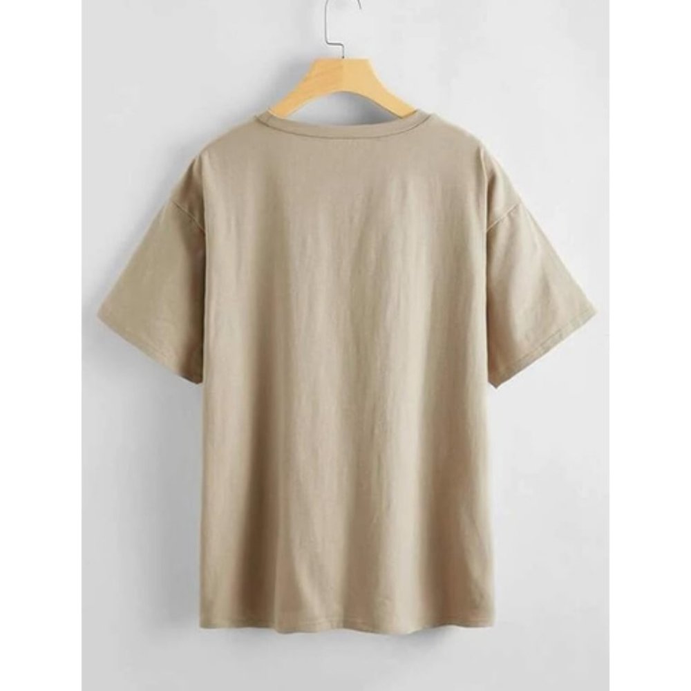 Los Angeles Women's Letter Graphic Print Oversize T Shirt - Picture 5 of 5